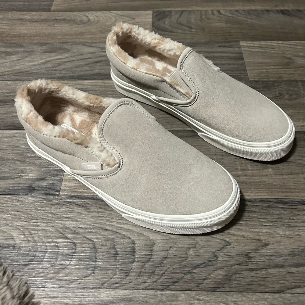 Vans with Fuzzy Lining